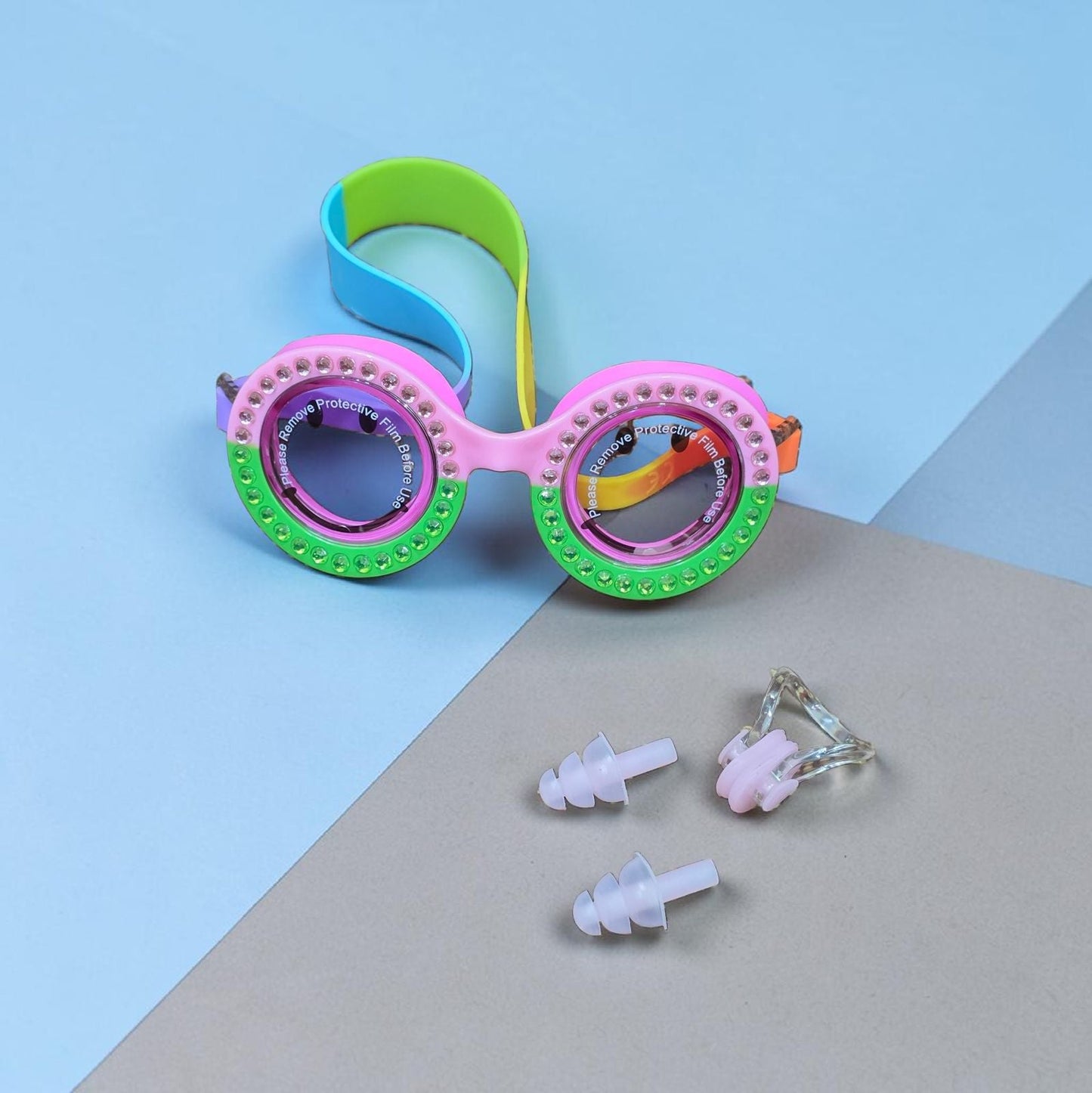 Quirky UV-Protected Kids & Teen Swimming Goggles