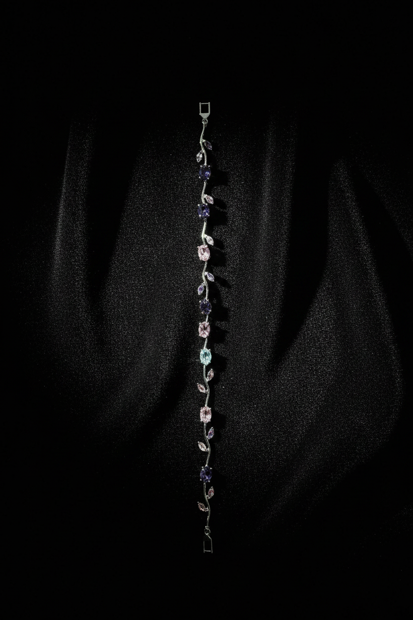 Tulip Vine Crystal Bracelet