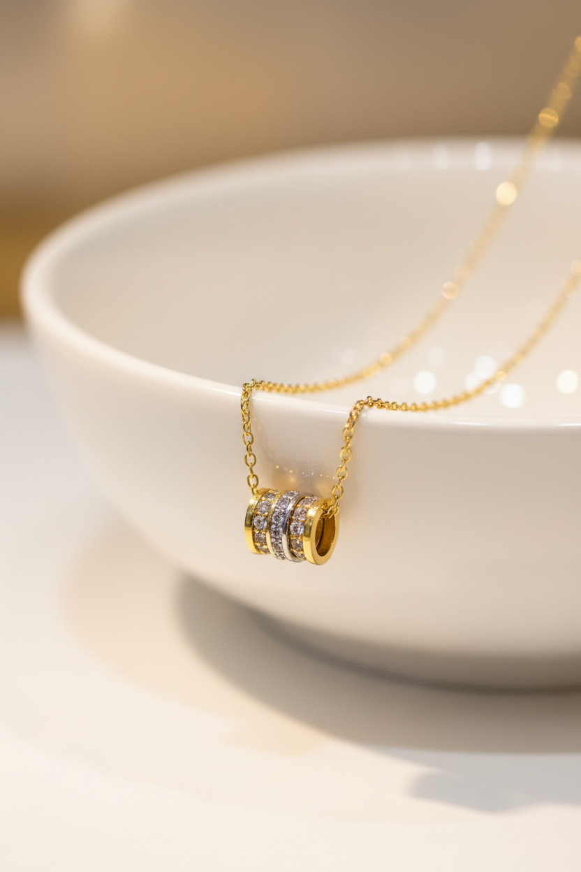 The Crystal Barrel Necklace