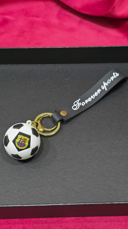 Forever Sports Football Keychain with Wrist Strap