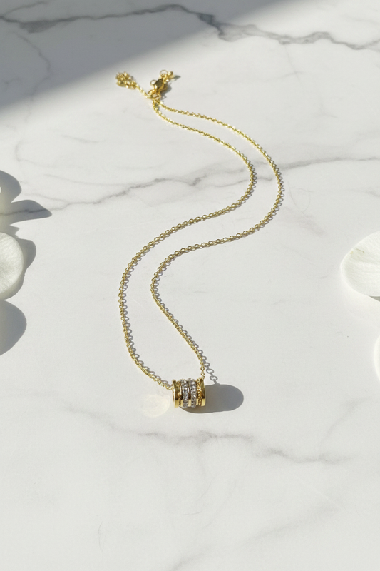 The Crystal Barrel Necklace
