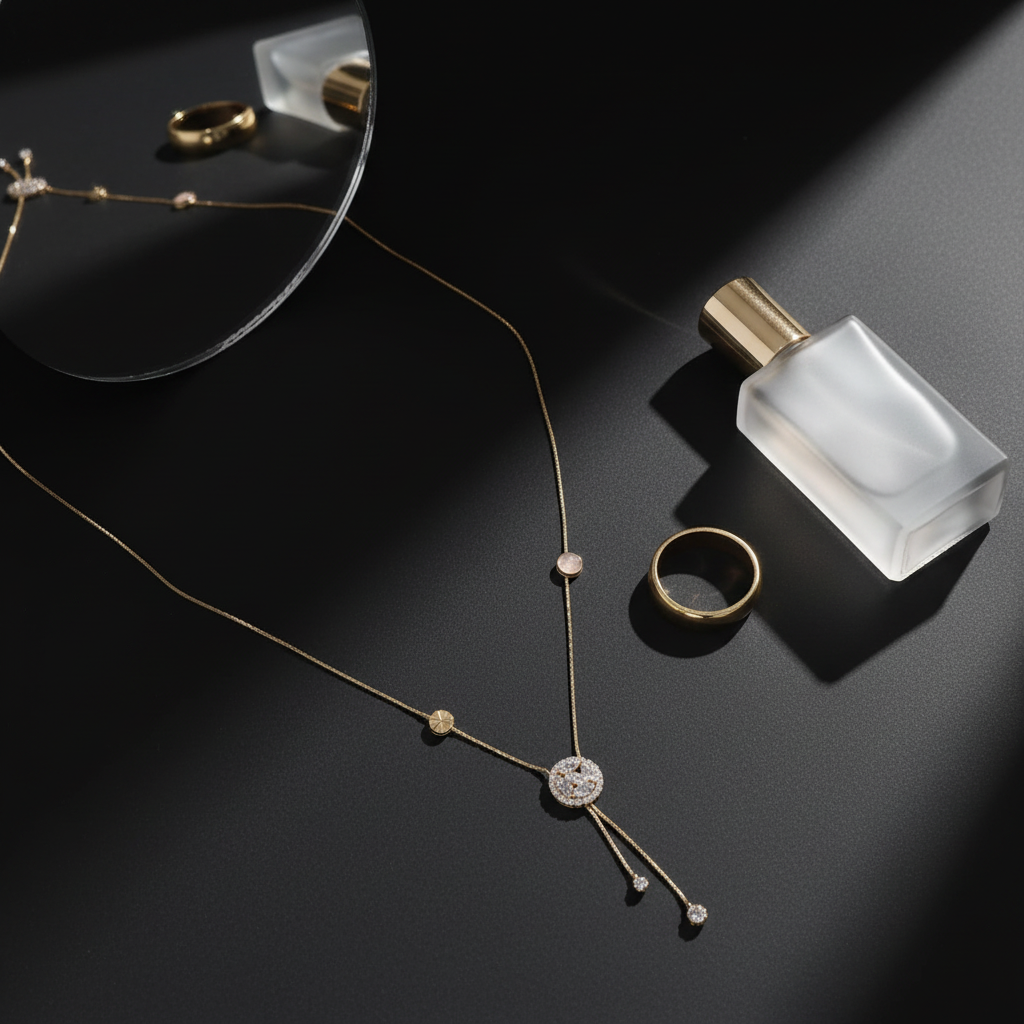Crystal Lariat Necklace