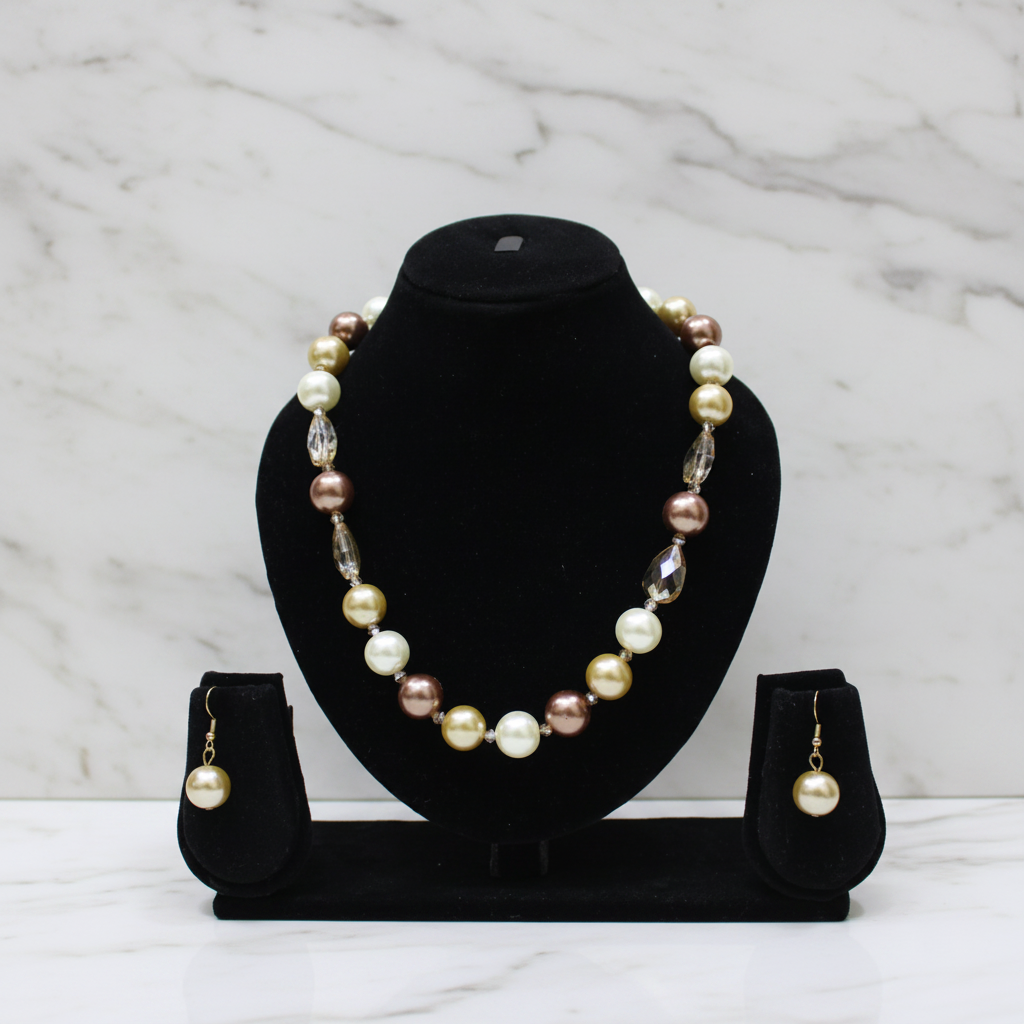 Pearl Necklace Editorial Shot