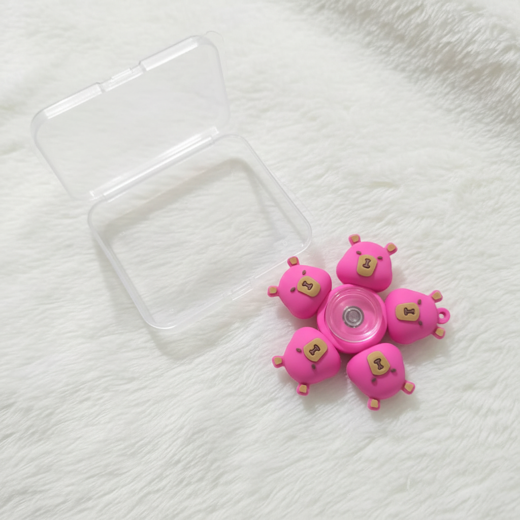 Pink Bear Fidget Spinner Lifestyle